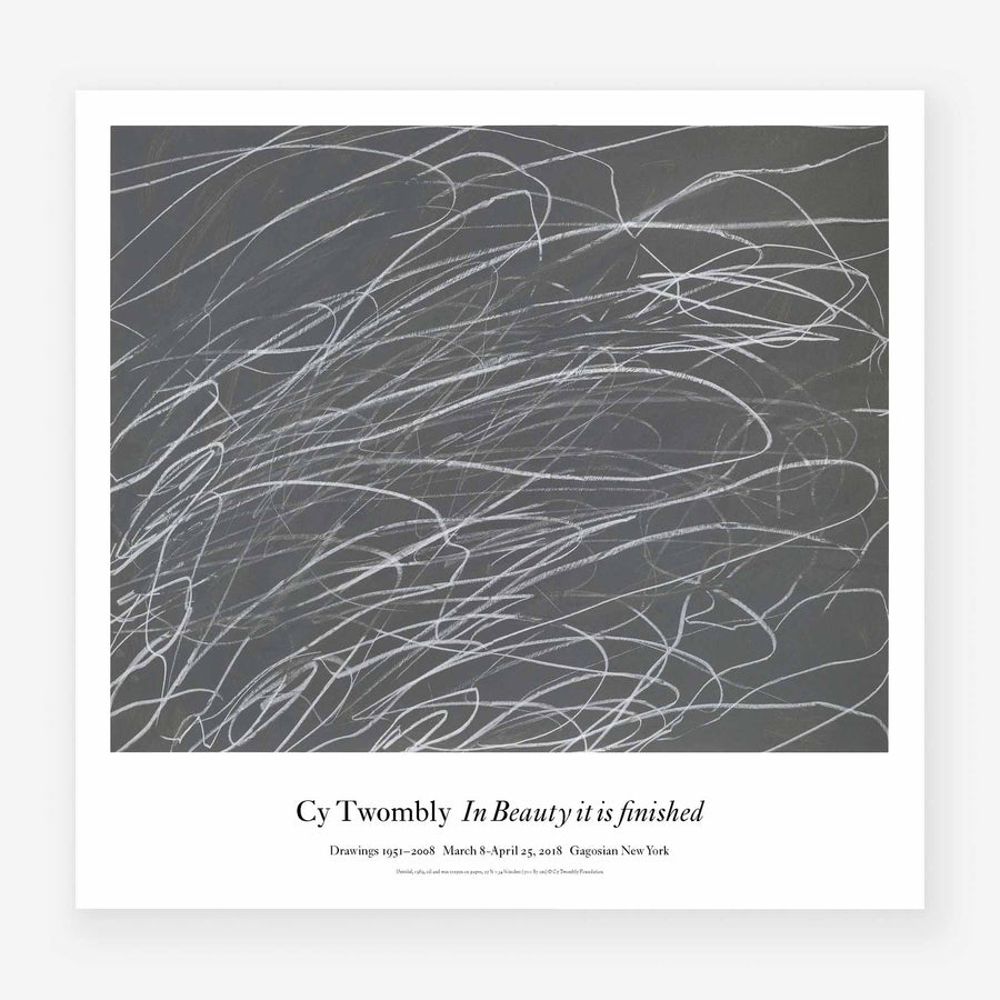 CY TWOMBLY | "Untitled"  poster