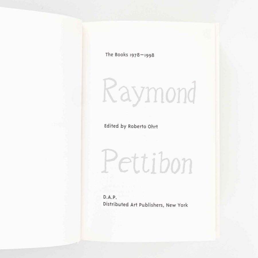 RAYMOND PETTIBON | The Books 1978-1998 - hardcover