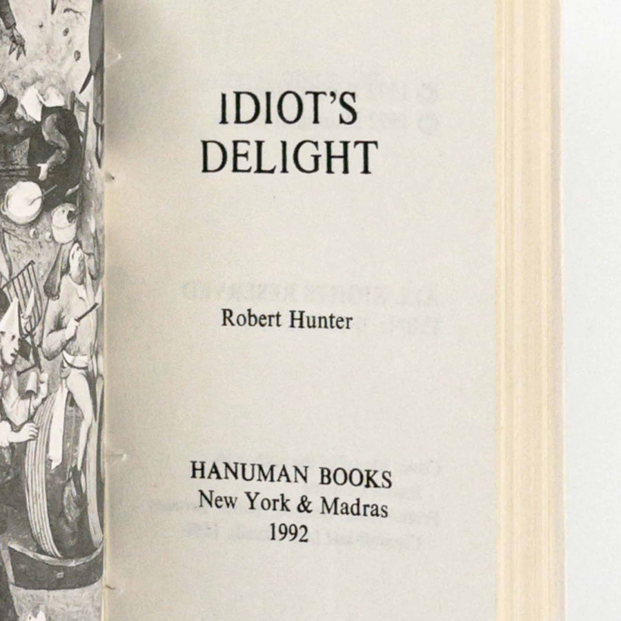 ROBERT HUNTER | Idiot's Delight - signed