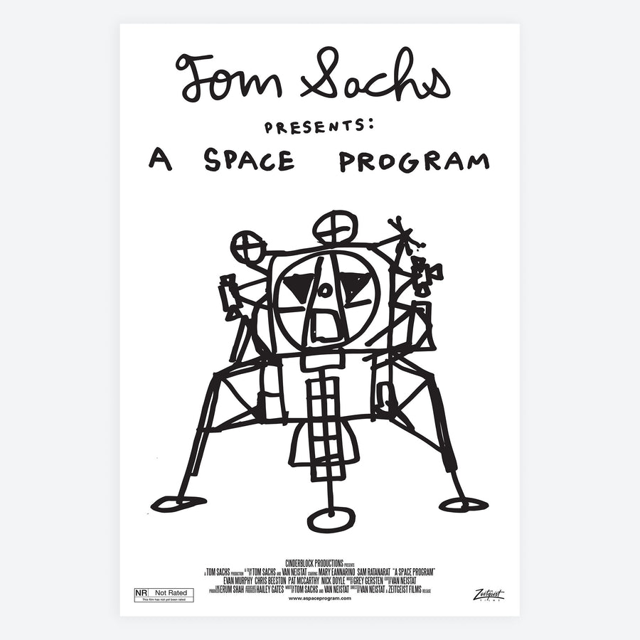 TOM SACHS | A Space Program poster