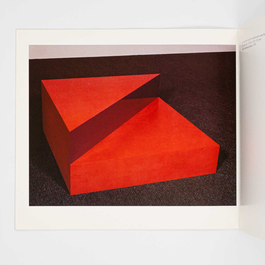 DONALD JUDD | 1978 Exhibition Catalogue, Vancouver Art Gallery