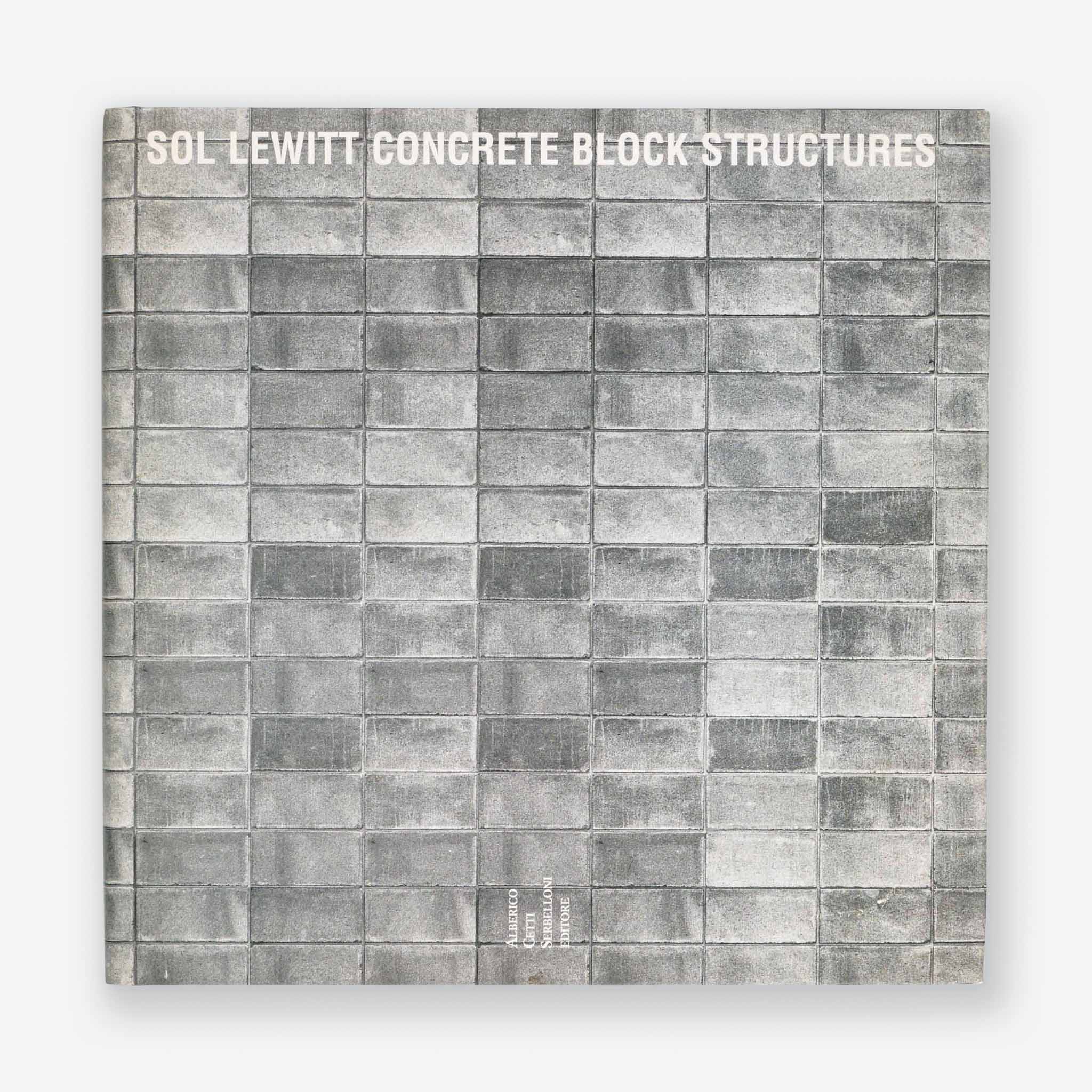 SOL LEWITT | Concrete Block Structures – Saint Page