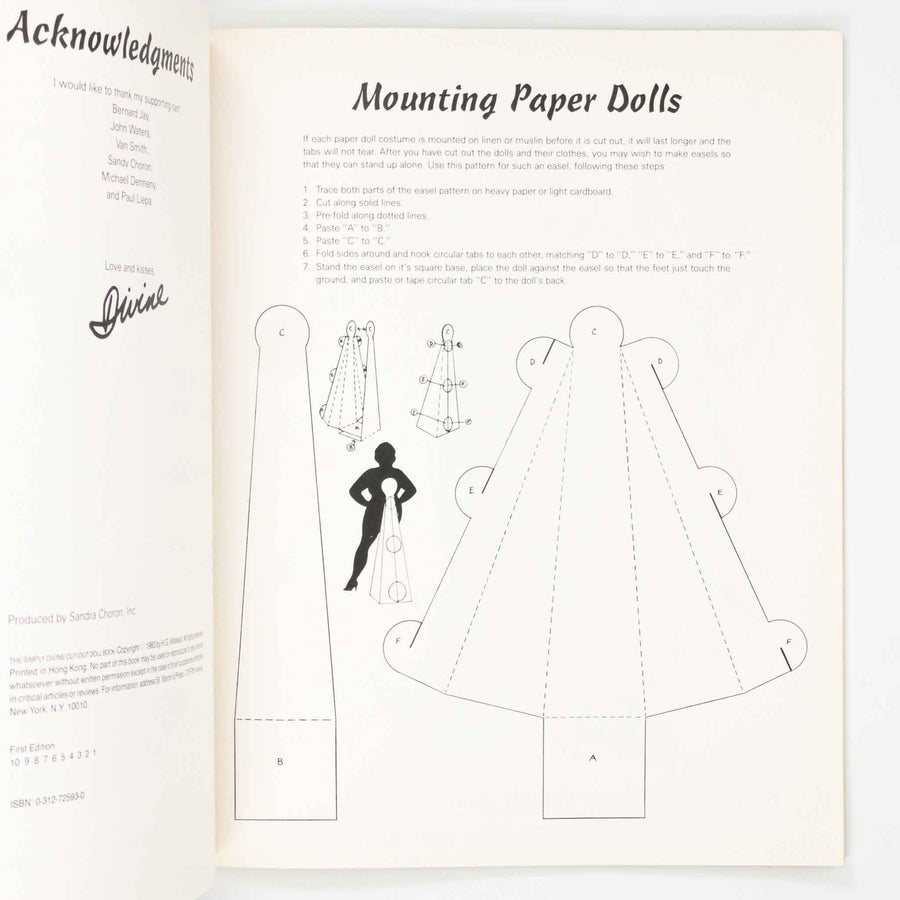 The Simply Divine: Cut-Out Doll Book