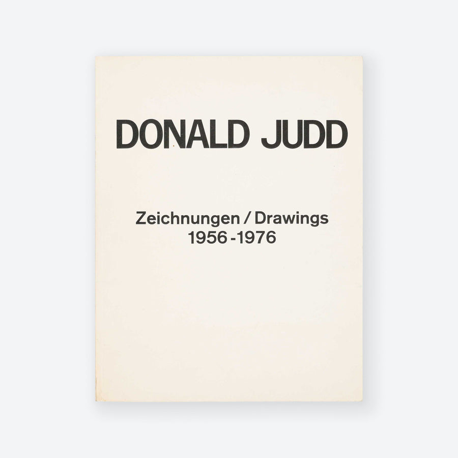 DONALD JUDD | Zeichnungen/ Drawings 1956-1976 - softcover